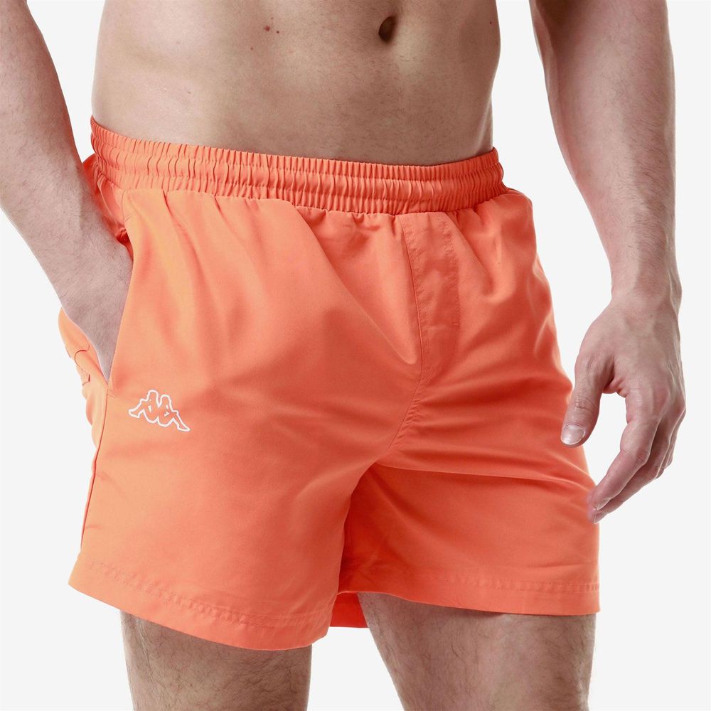 Men Kappa Logo Fultomi Swimwear Orange | LK2693817