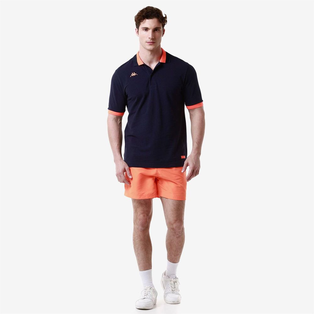 Men Kappa Logo Fultomi Swimwear Orange | LK2693817