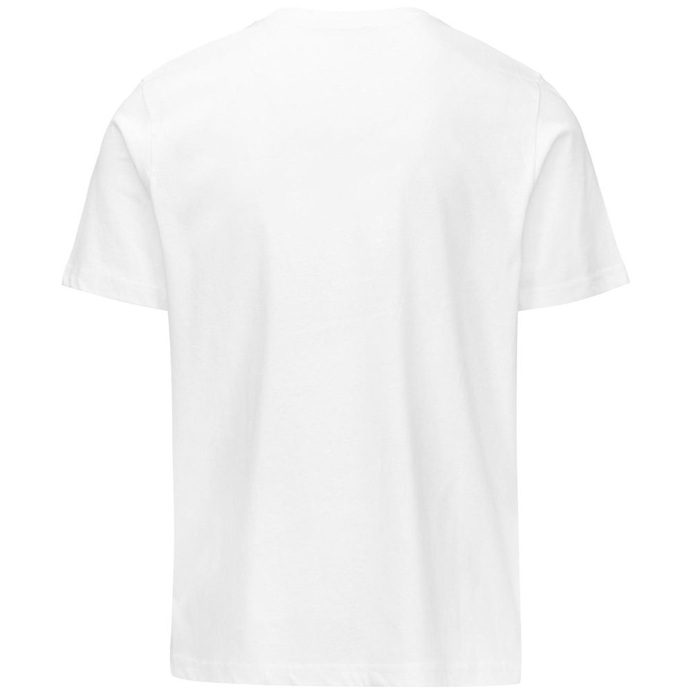 Men Kappa Logo Funior T-Shirt White | IU1675824