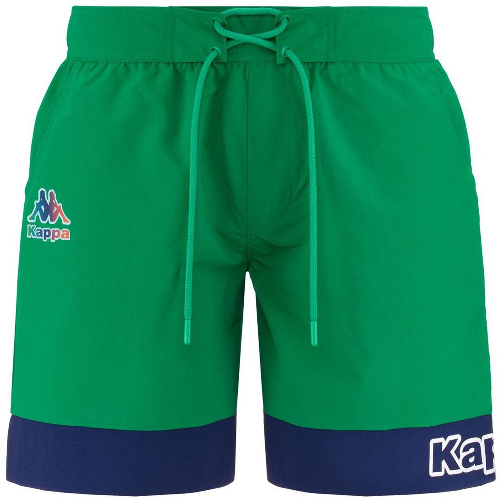 Men Kappa Logo Fuxom Swimwear Green | VS1703895