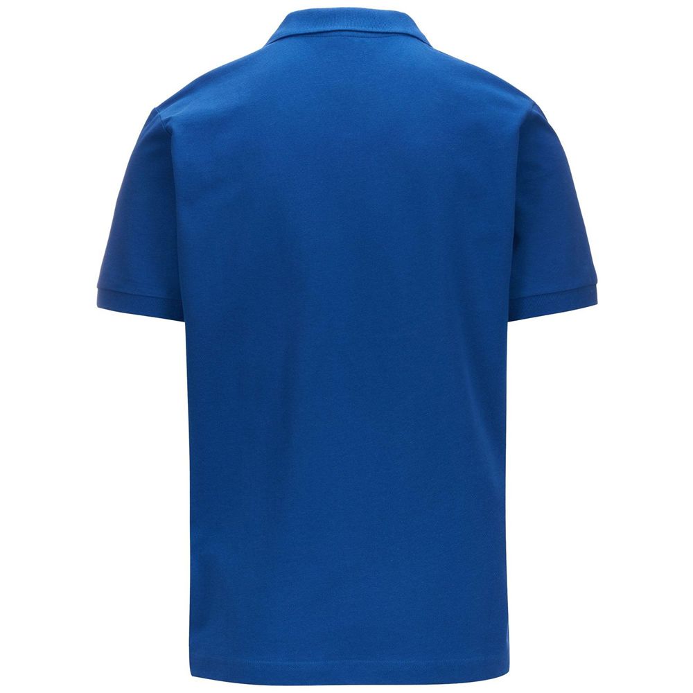 Men Kappa Logo Holiver Mss Polo Shirt Blue | DG8943726