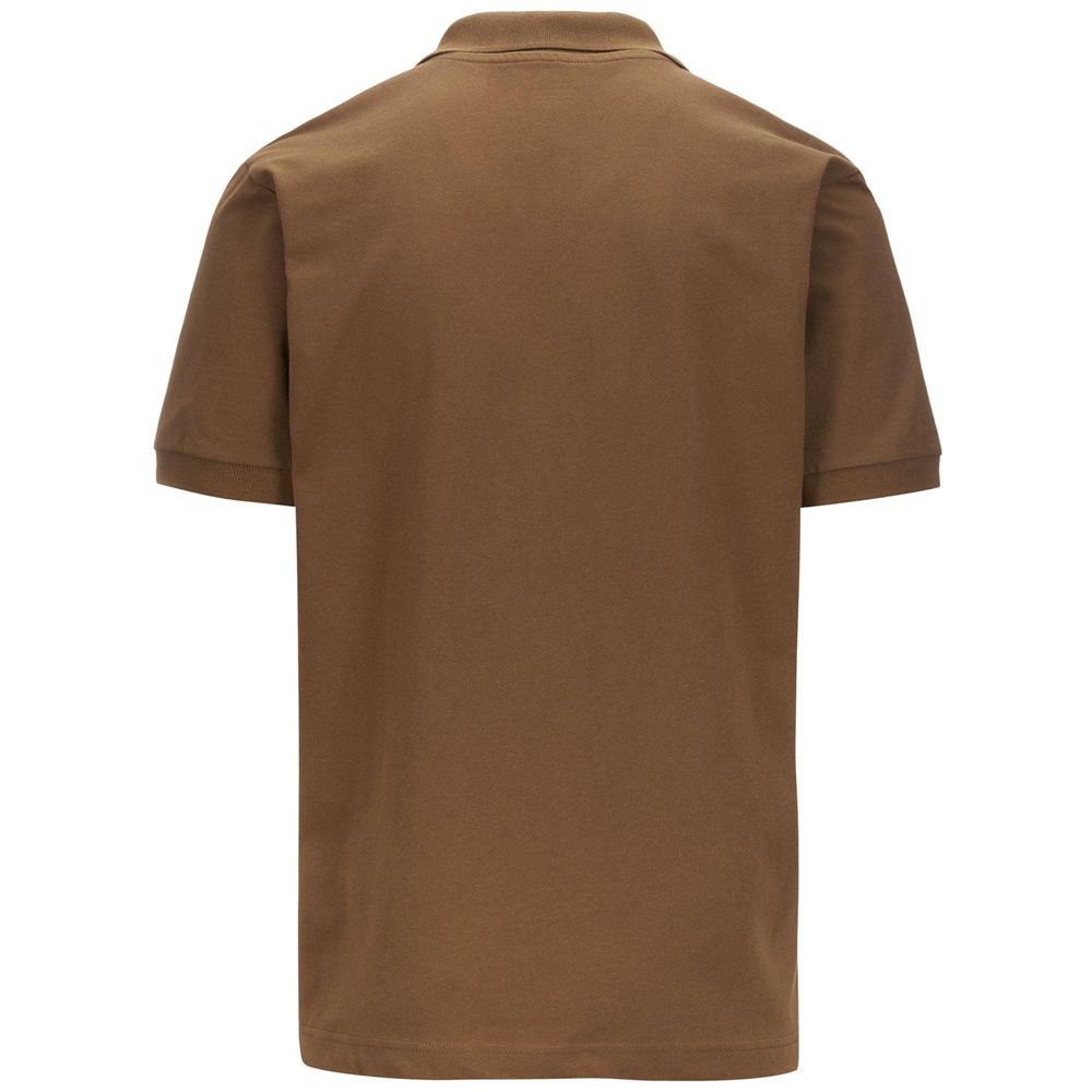 Men Kappa Logo Holiver Mss Polo Shirt Brown | JQ8107639