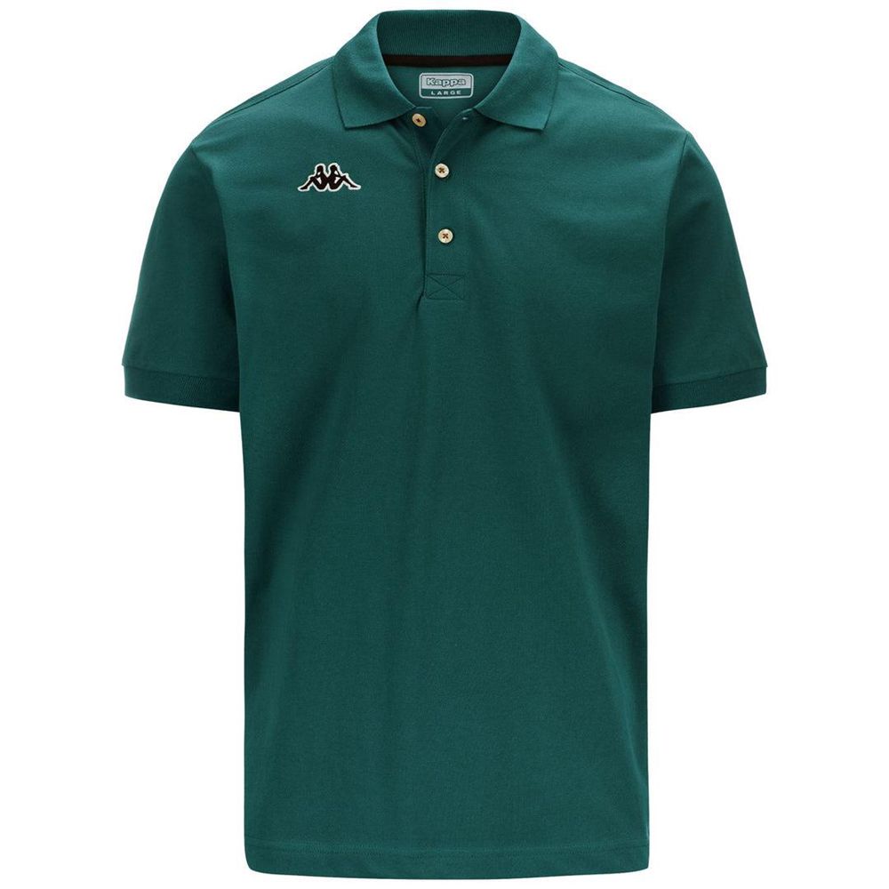 Men Kappa Logo Holiver Mss Polo Shirt Green | RG2860913