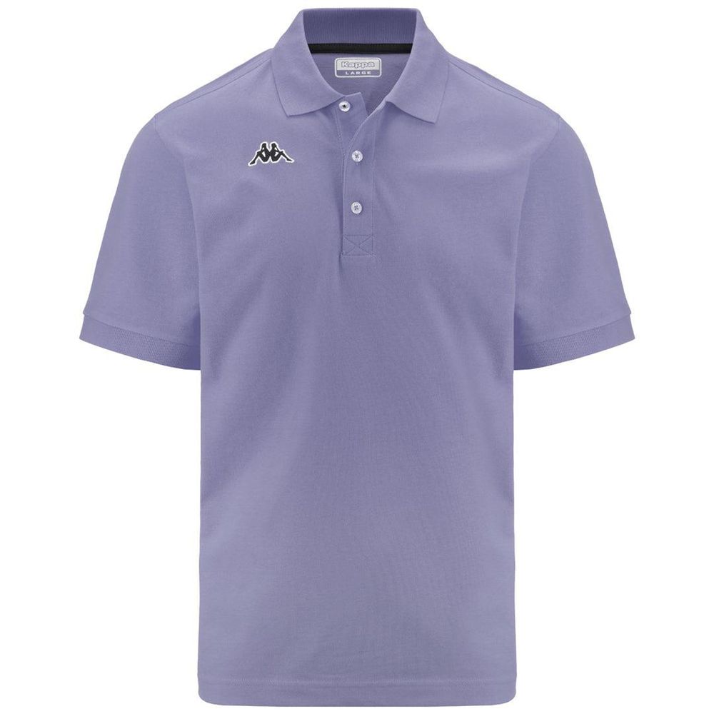 Men Kappa Logo Holiver Mss Polo Shirt Purple | OI3016825