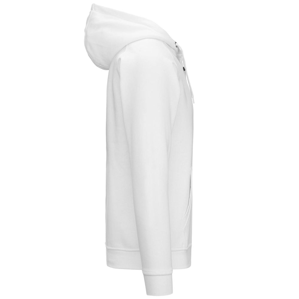 Men Kappa Logo Jack Slim Hoodie White | GA8541370