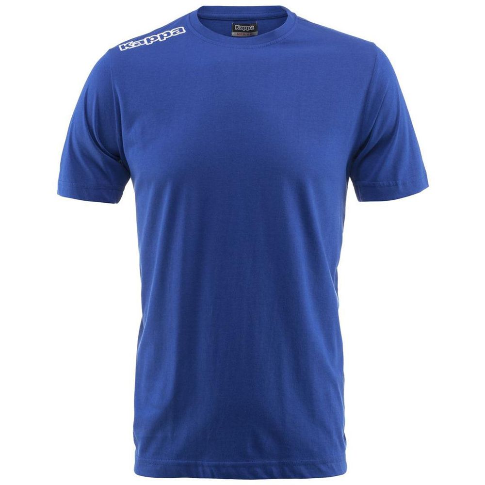 Men Kappa Logo Kafers T-Shirt Blue | LS6198035