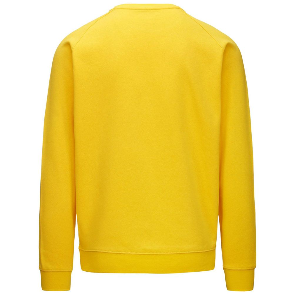 Men Kappa Logo Korpo Caimali Sweater Yellow | AZ9671283