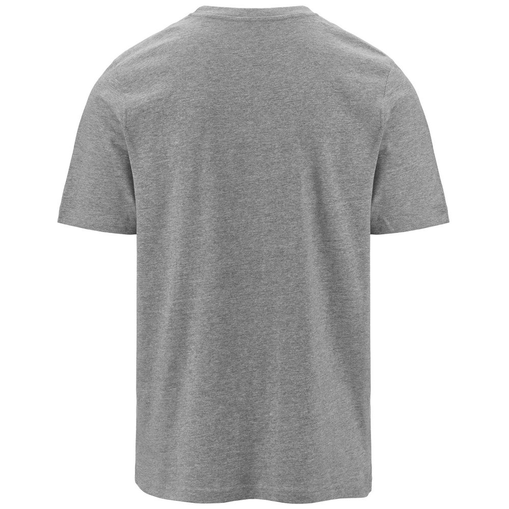 Men Kappa Logo Korpo Cromen T-Shirt Grey | LM8627039