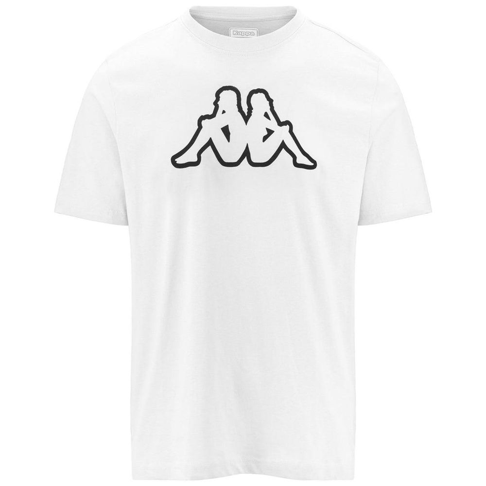 Men Kappa Logo Korpo Cromen T-Shirt White | KU9731580