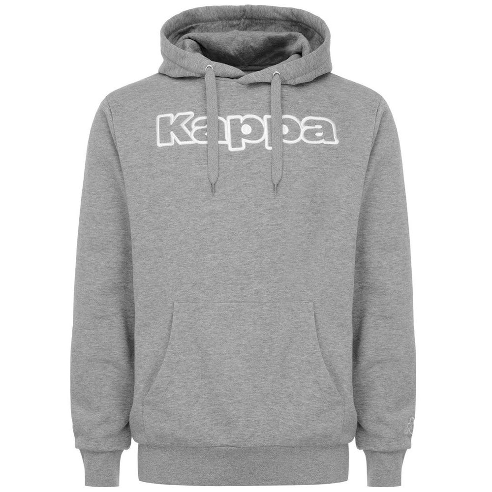 Men Kappa Logo Korpo Dafers Hoodie Grey | ZK9302854