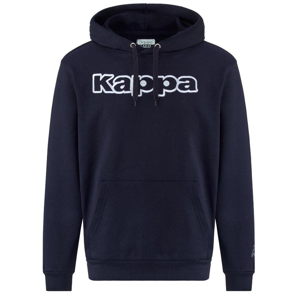 Men Kappa Logo Korpo Dafers Hoodie Navy | PY3810492