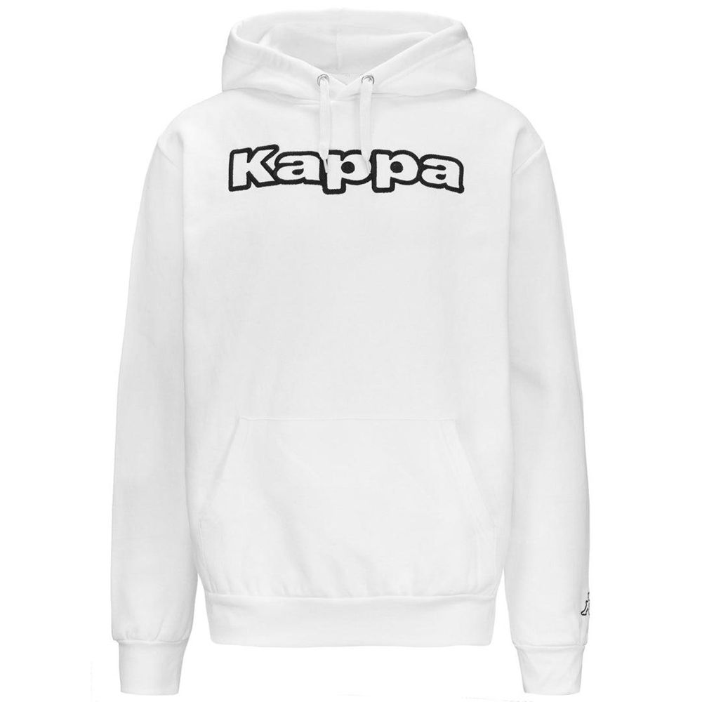 Men Kappa Logo Korpo Dafers Hoodie White | YA8126057