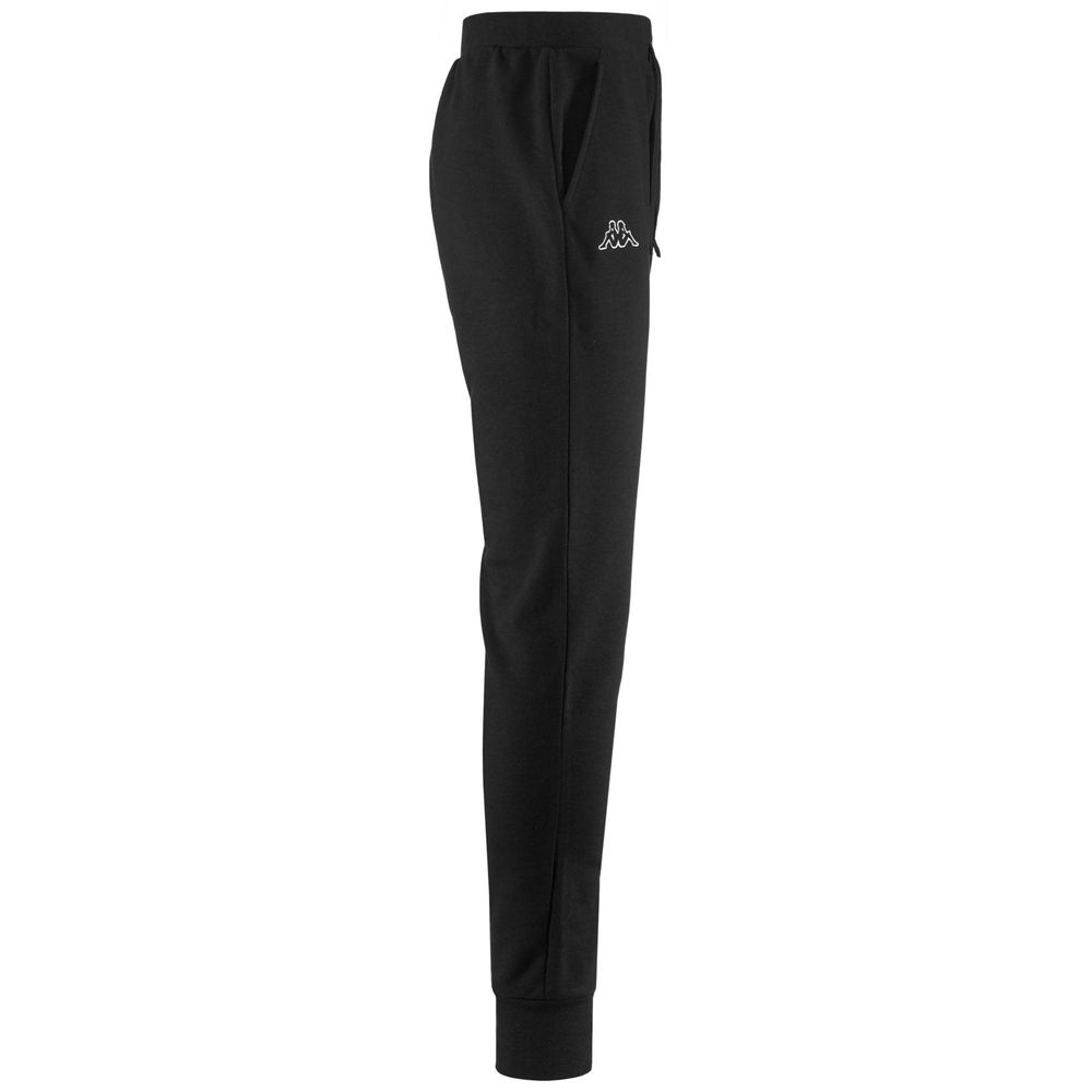 Men Kappa Logo Korpo Zanty Pants Black | FR9257140