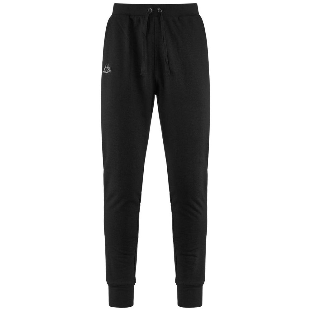 Men Kappa Logo Korpo Zanty Pants Black | FR9257140