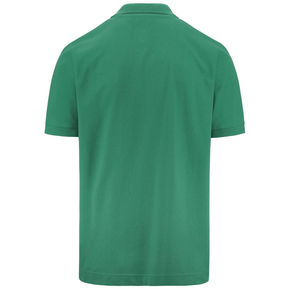 Men Kappa Logo Life Mss Polo Shirt Green | GM1203697