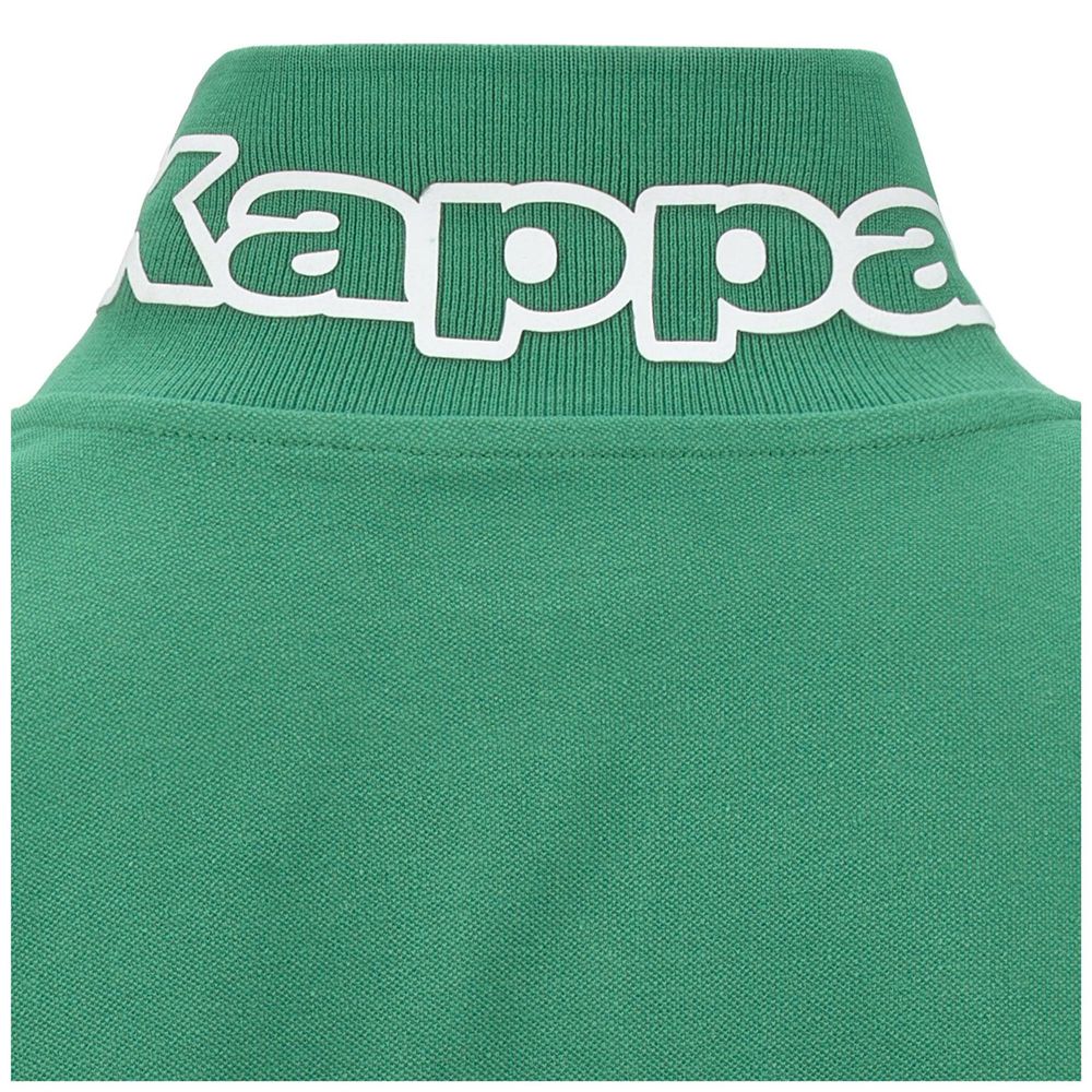 Men Kappa Logo Life Mss Polo Shirt Green | GM1203697