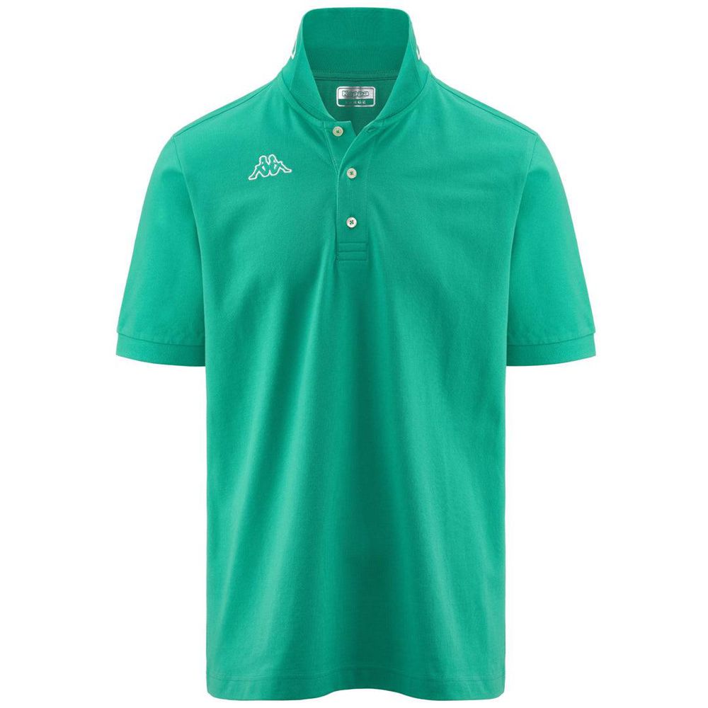 Men Kappa Logo Life Mss Polo Shirt Green | LO2094768