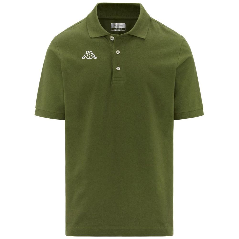 Men Kappa Logo Life Mss Polo Shirt Green | TR5027436