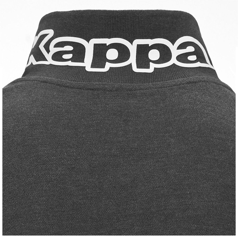 Men Kappa Logo Life Mss Polo Shirt Grey | OF6754982