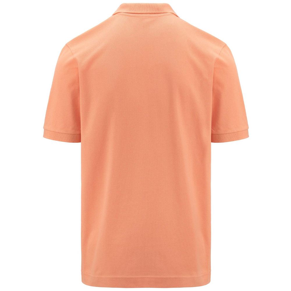 Men Kappa Logo Life Mss Polo Shirt Orange | BH7439650