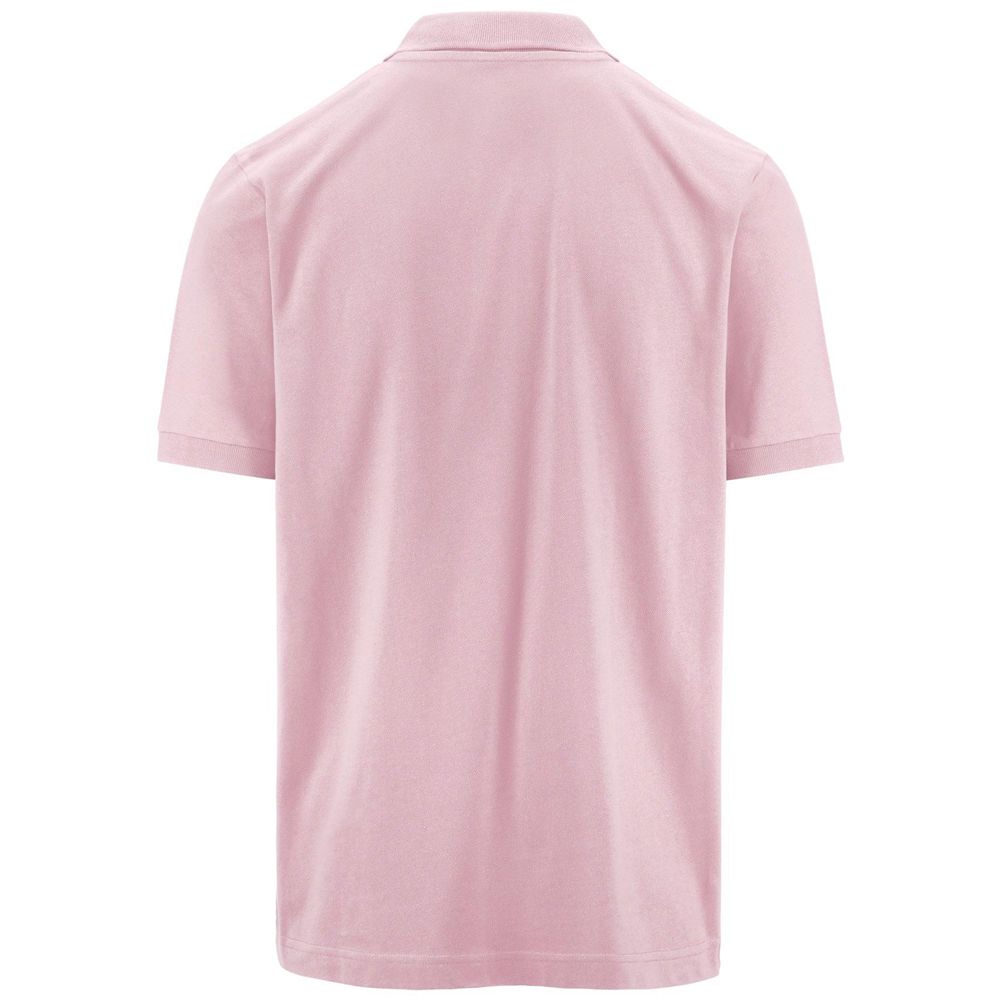 Men Kappa Logo Life Mss Polo Shirt Pink | FK8906124