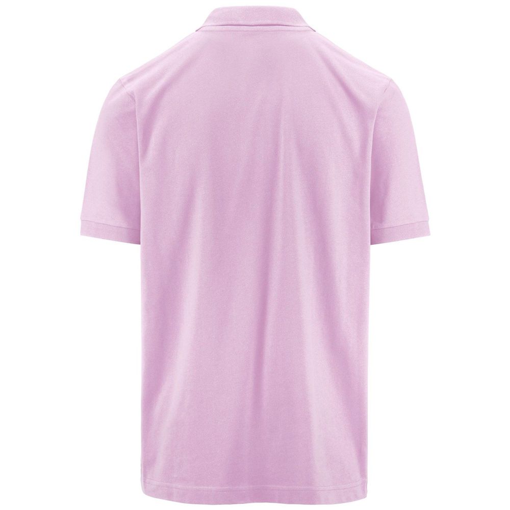 Men Kappa Logo Life Mss Polo Shirt Pink | YW4670953