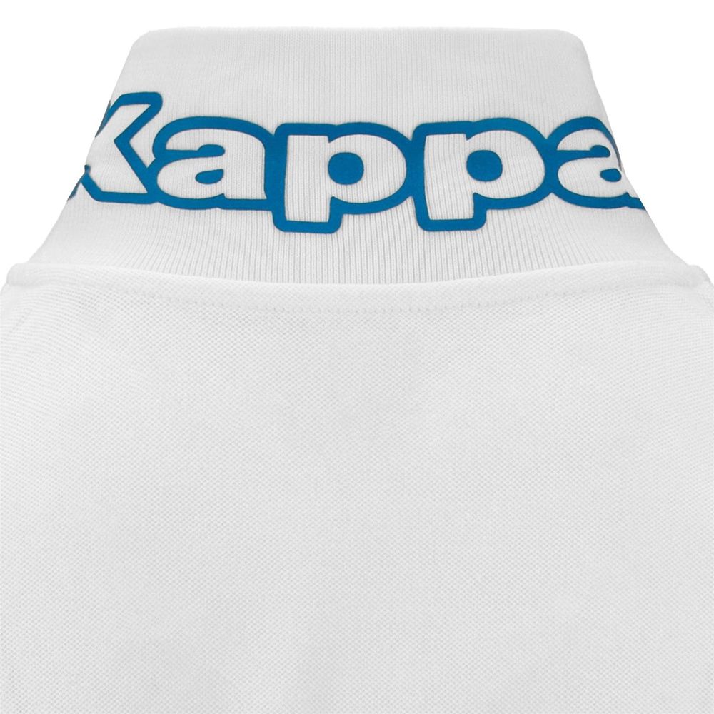 Men Kappa Logo Life Mss Polo Shirt White | JB4679580