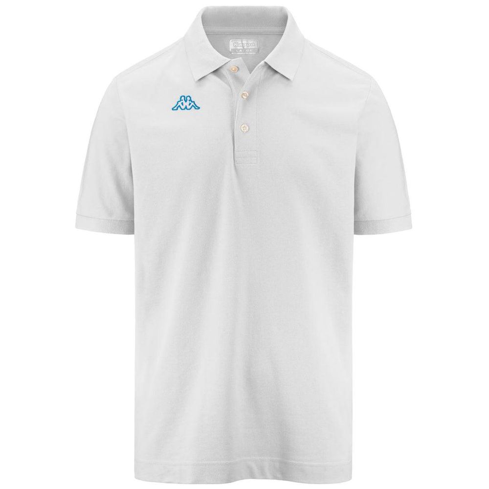 Men Kappa Logo Life Mss Polo Shirt White | JB4679580