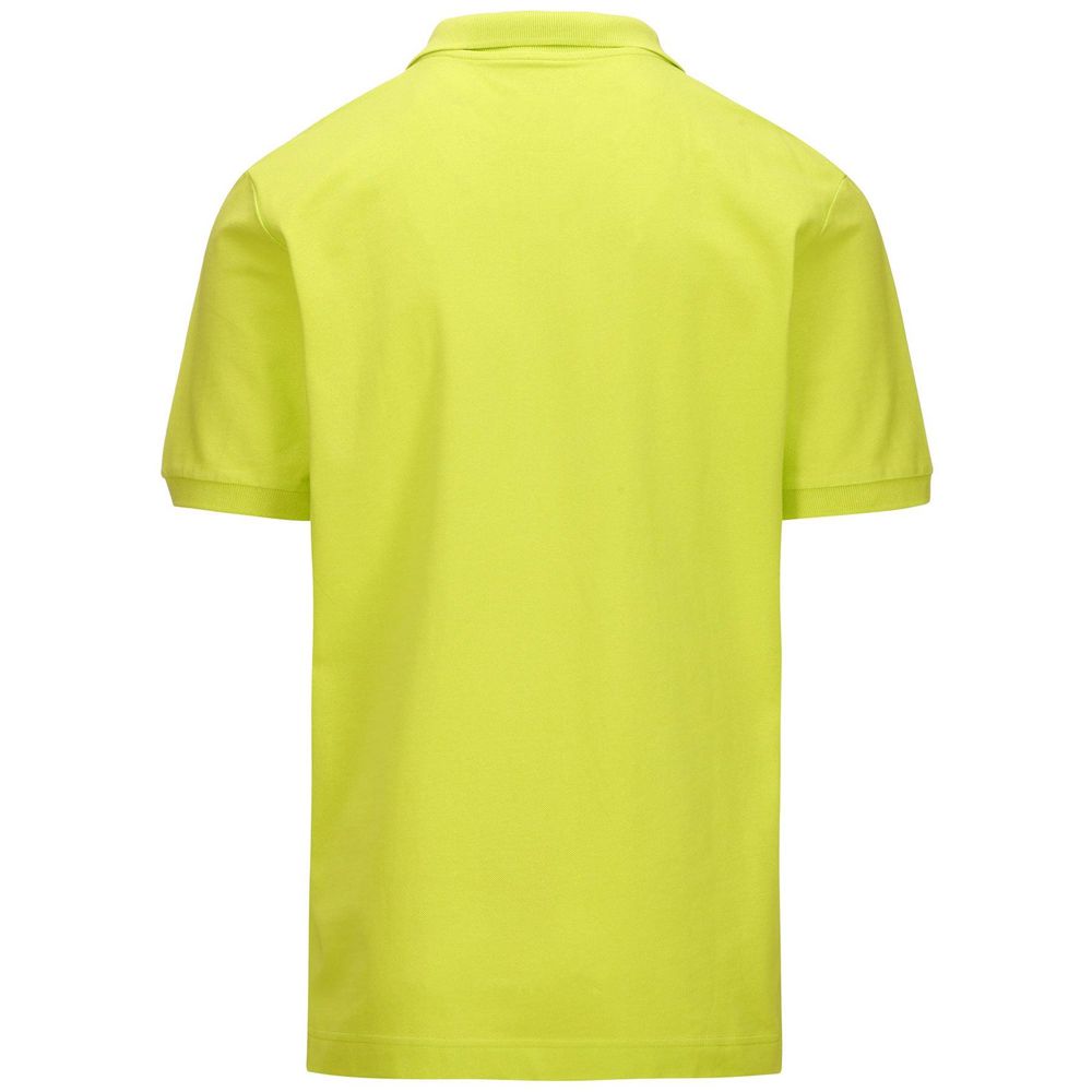 Men Kappa Logo Life Mss Polo Shirt Yellow | CD9530278