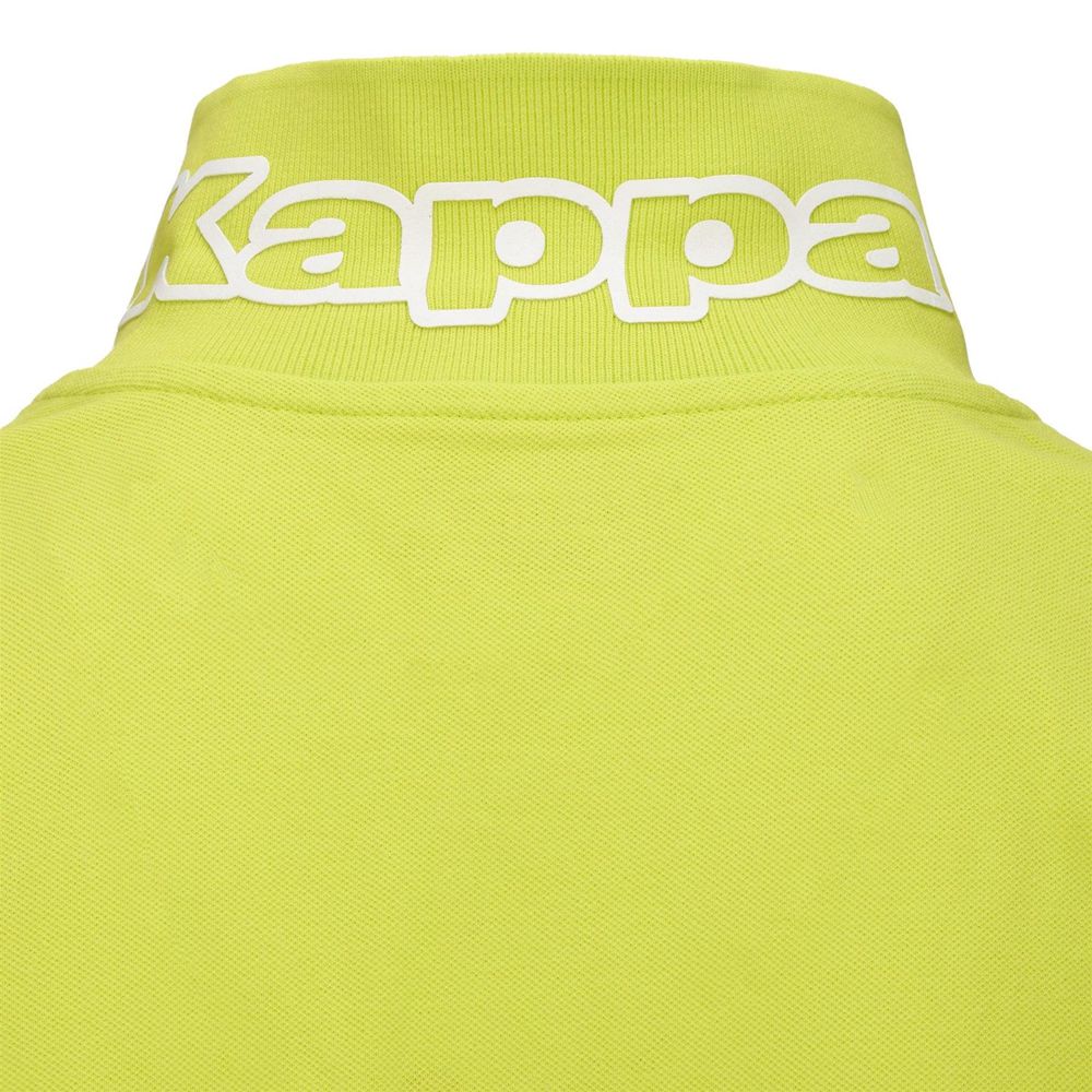 Men Kappa Logo Life Mss Polo Shirt Yellow | CD9530278