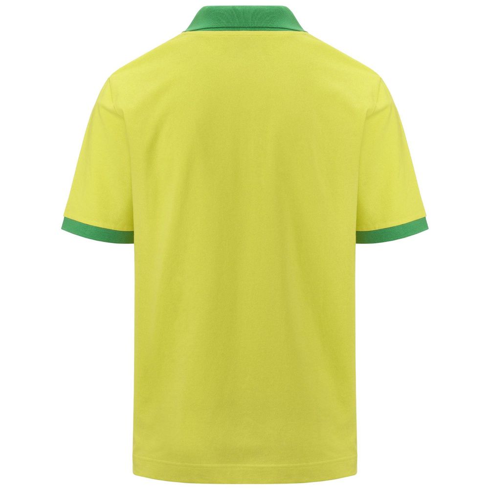 Men Kappa Logo Life Mss Polo Shirt Yellow | IP1736204