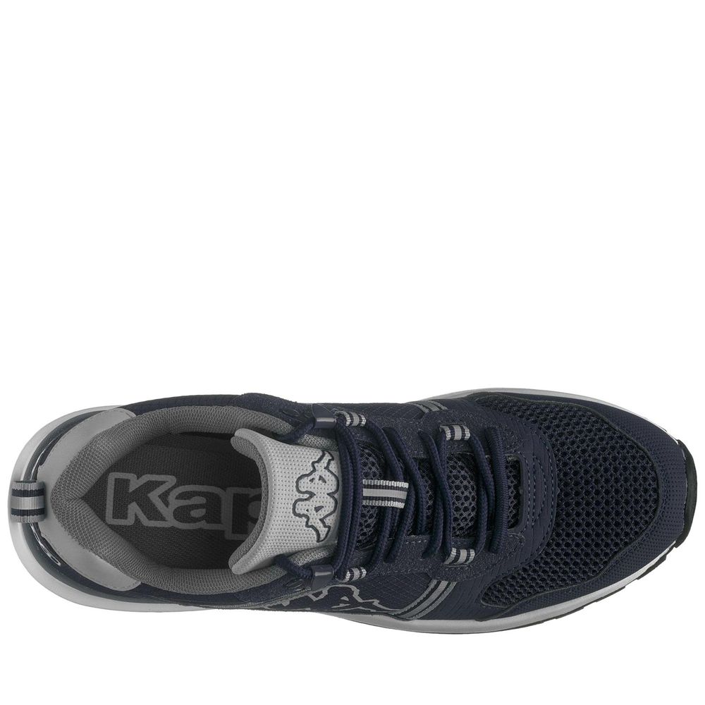 Men Kappa Logo Lino Sneakers Navy | EW1382047