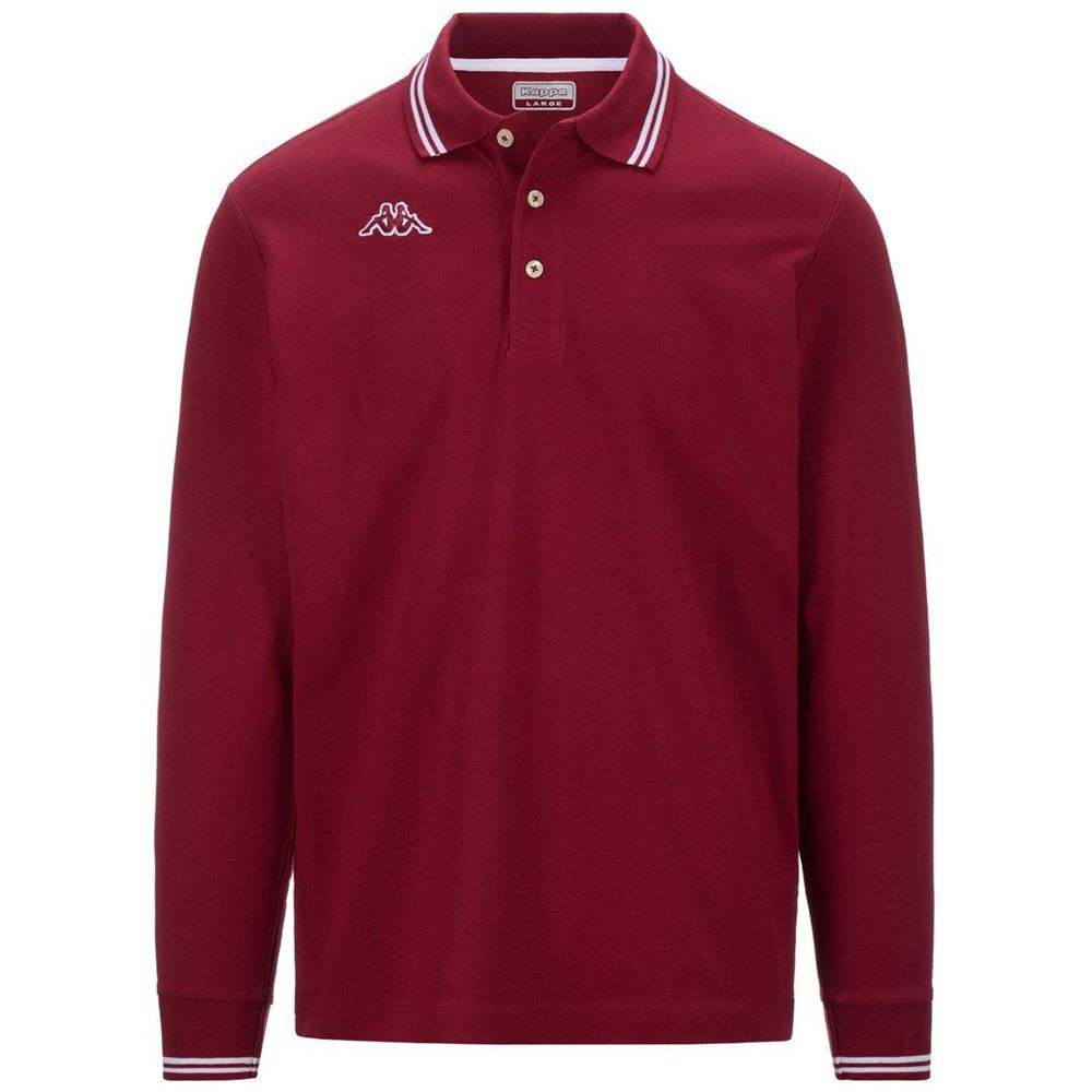 Men Kappa Logo Maltax 5 Mls Polo Shirt Red | YF8045197