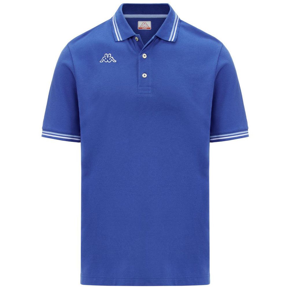 Men Kappa Logo Maltax 5 Mss Polo Shirt Blue | RD6193280