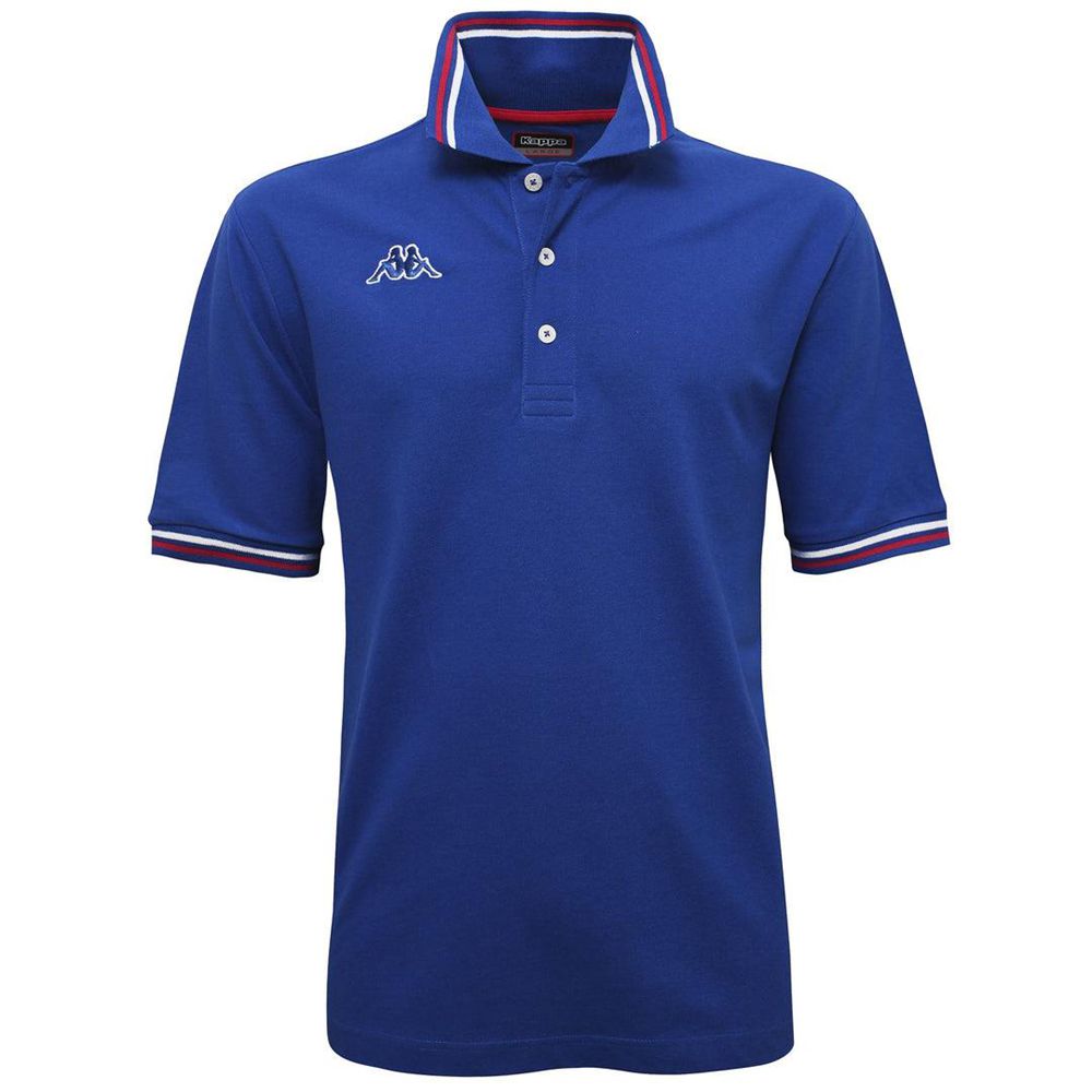 Men Kappa Logo Maltax 5 Mss Polo Shirt Blue | NM0453896