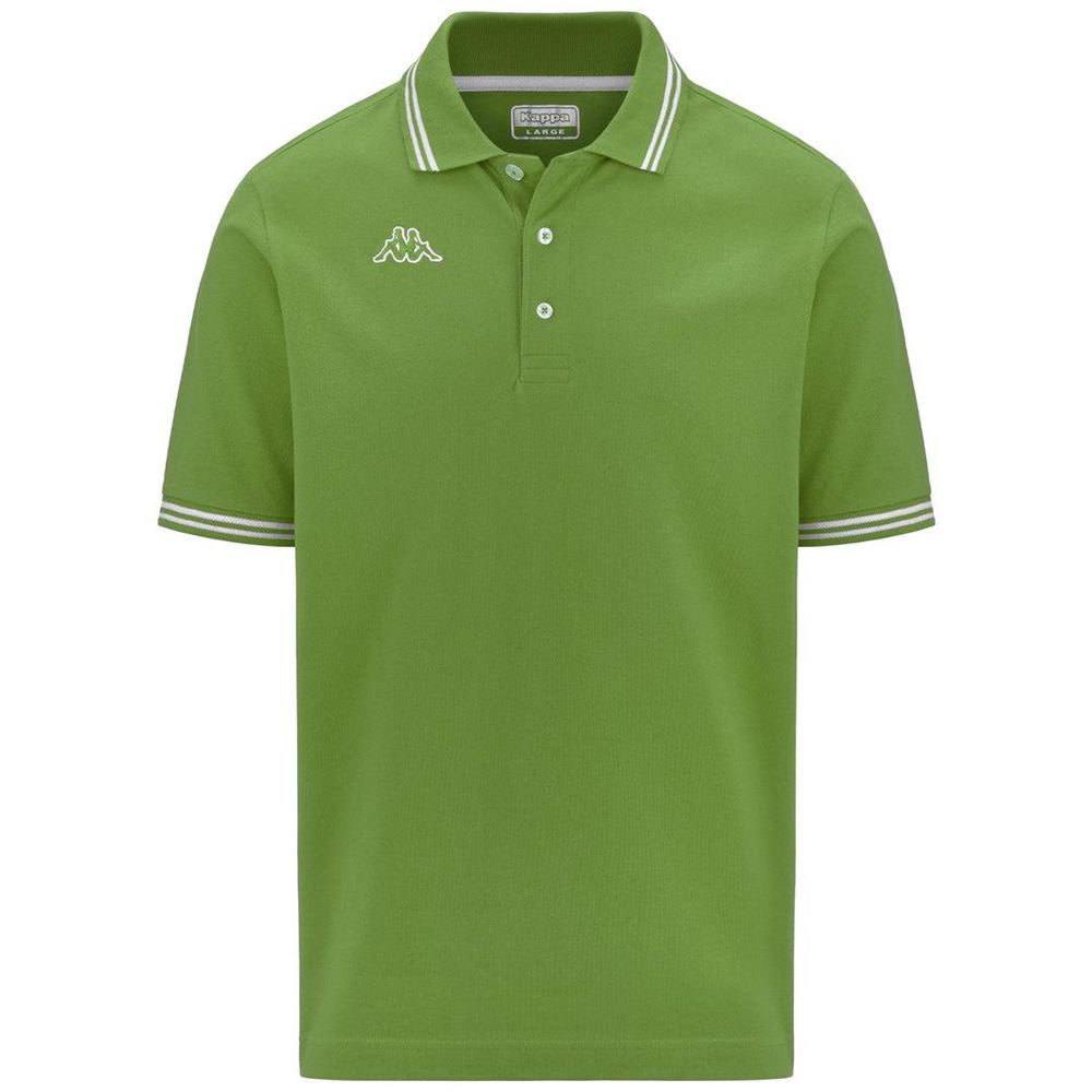 Men Kappa Logo Maltax 5 Mss Polo Shirt Green | WQ9357062