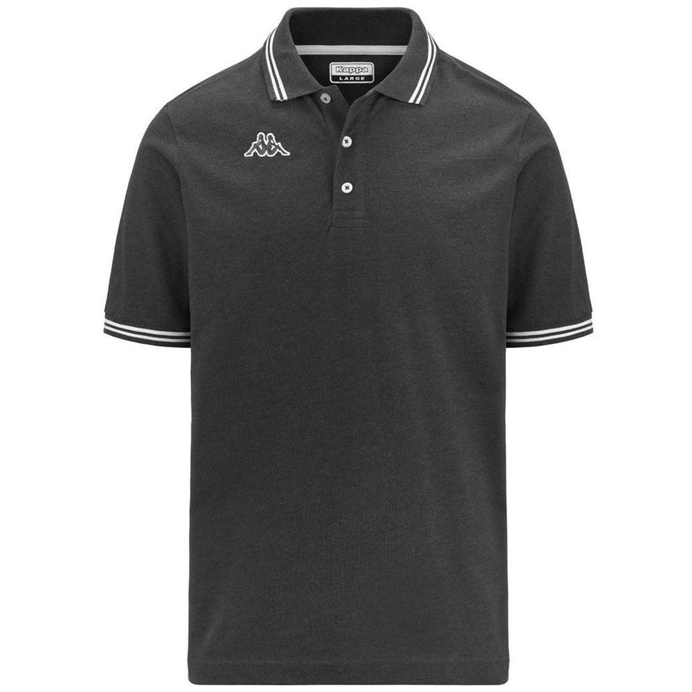 Men Kappa Logo Maltax 5 Mss Polo Shirt Grey | DO7302184