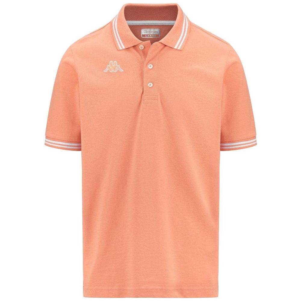 Men Kappa Logo Maltax 5 Mss Polo Shirt Orange | CI0437269