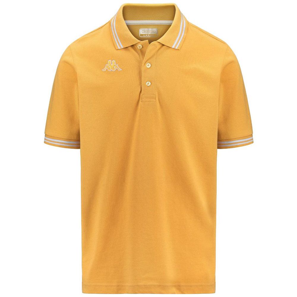 Men Kappa Logo Maltax 5 Mss Polo Shirt Yellow | PG5104978