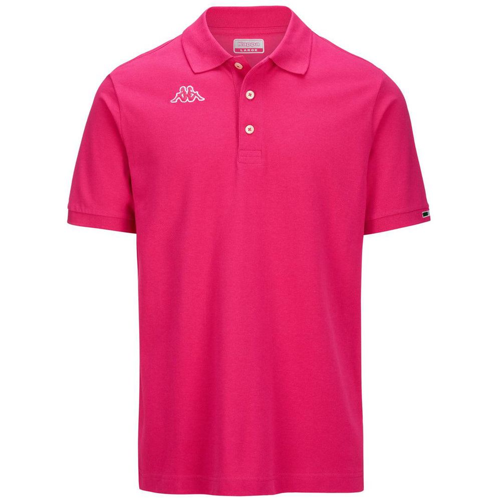 Men Kappa Logo Maltaxita Mss Polo Shirt Pink | EN0891426