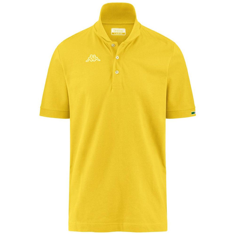 Men Kappa Logo Maltaxita Mss Polo Shirt Yellow | ZW0726549