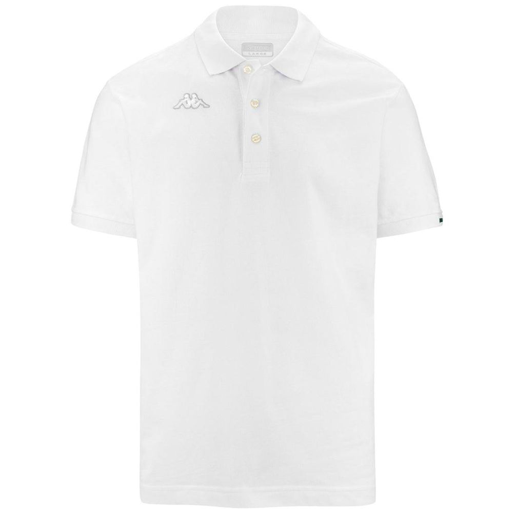 Men Kappa Logo Maltaxita Mss Polo Shirt White | VC7416053