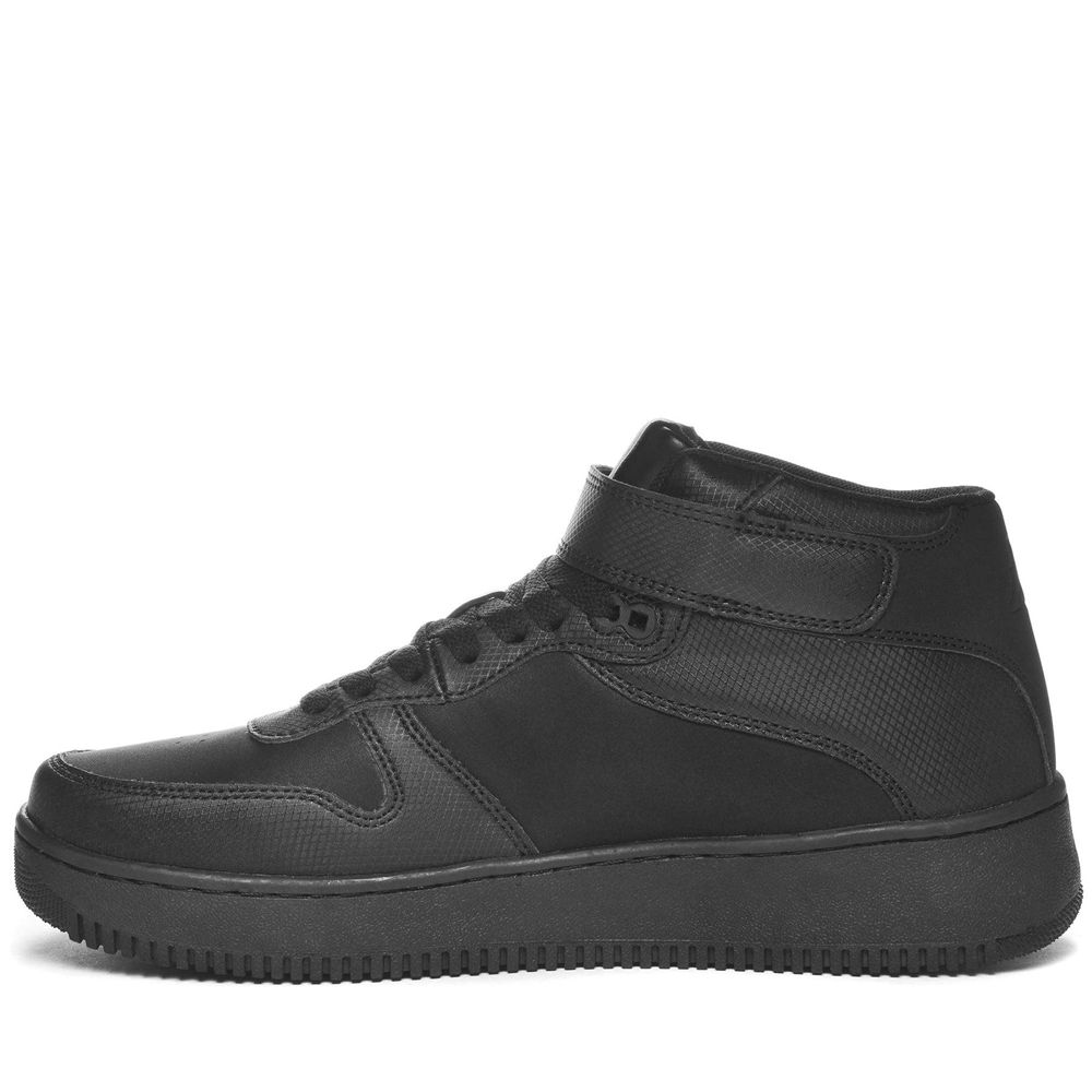 Men Kappa Logo Maserta Md V Sneakers Black | KU7950684