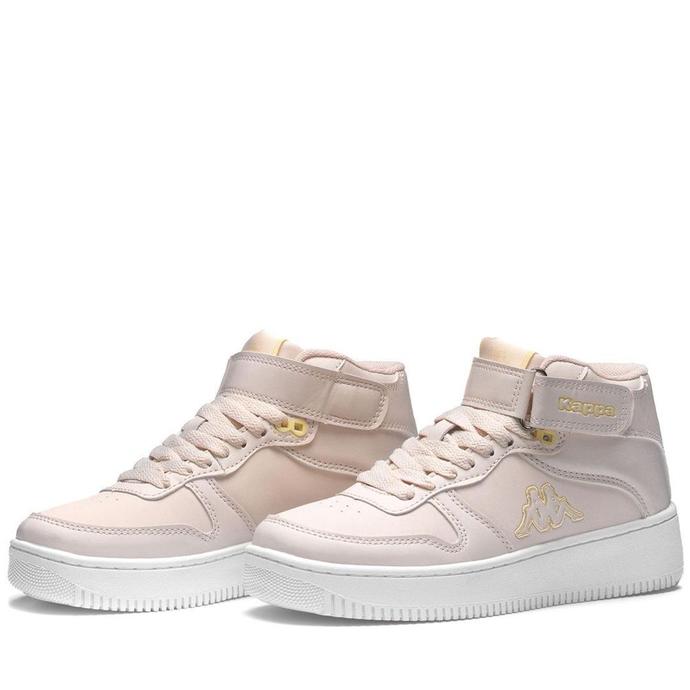 Men Kappa Logo Maserta Md V Sneakers Pink | WT6754289