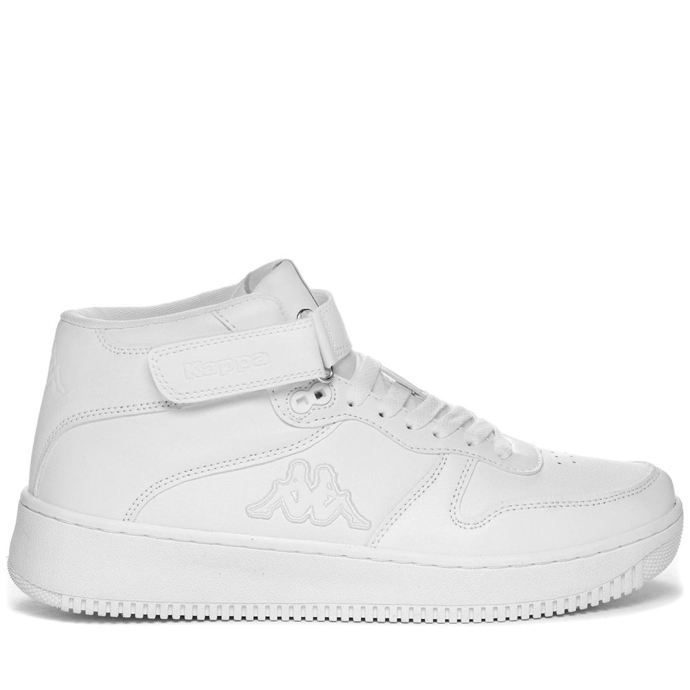 Men Kappa Logo Maserta Md V Sneakers White | CS1360758