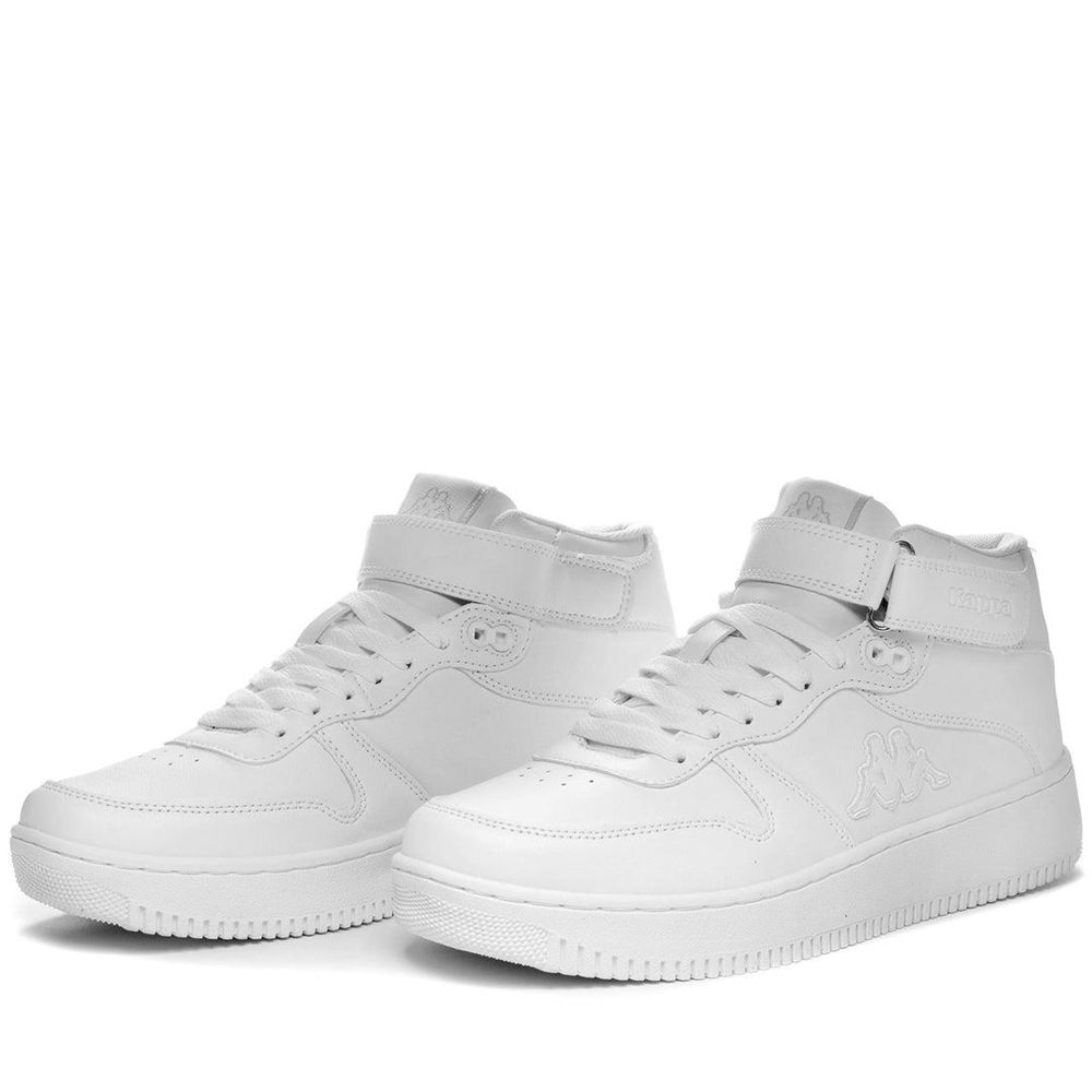 Men Kappa Logo Maserta Md V Sneakers White | CS1360758