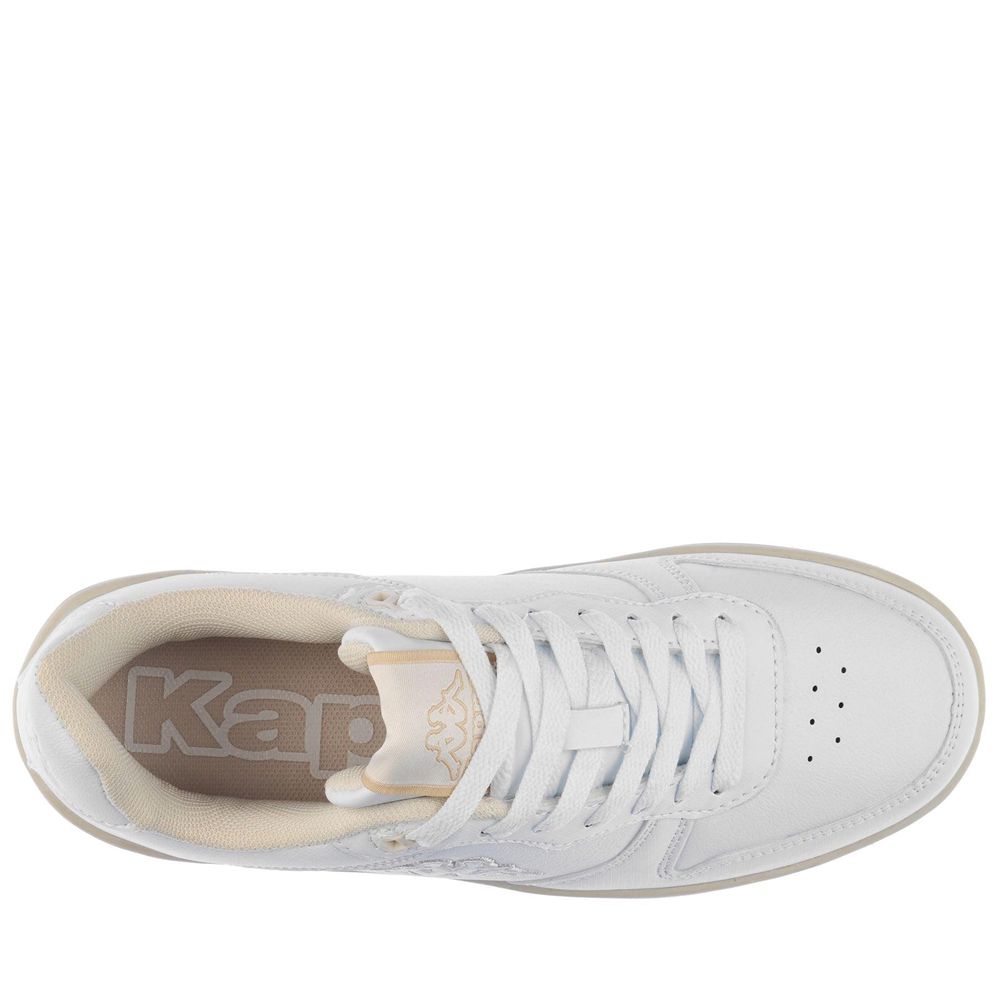 Men Kappa Logo Maserta Sneakers White | JB2089165