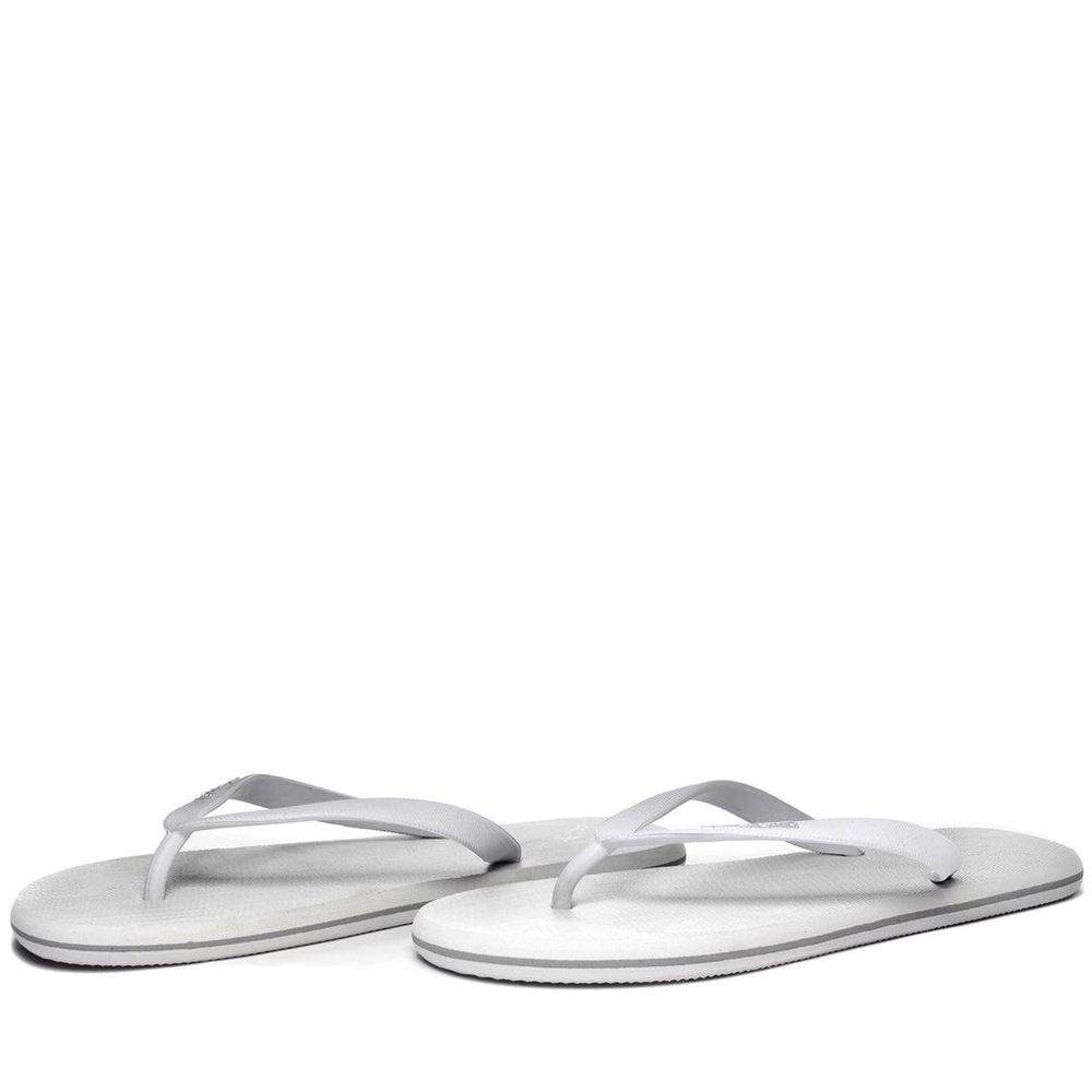 Men Kappa Logo Rupesh Flip Flops White | AH7184056