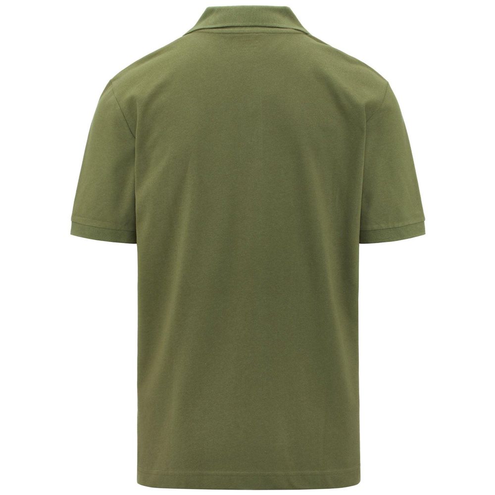 Men Kappa Logo Sharas Mss Polo Shirt Green | JV3914576