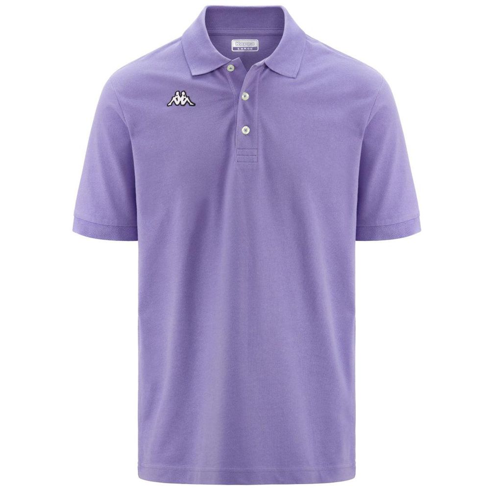 Men Kappa Logo Sharas Mss Polo Shirt Purple | ZC0387514